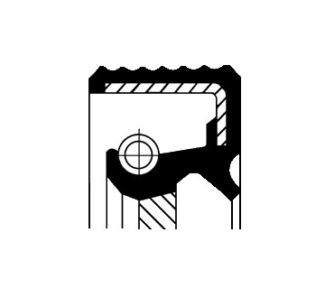 Těsnicí kroužek hřídele, hřídel převodovky CORTECO 01032053B