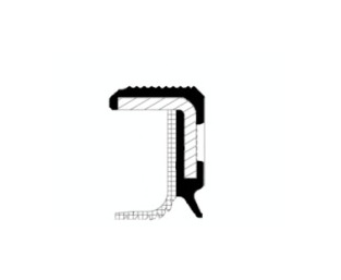 Těsnicí kroužek hřídele, klikový hřídel CORTECO 20029788B