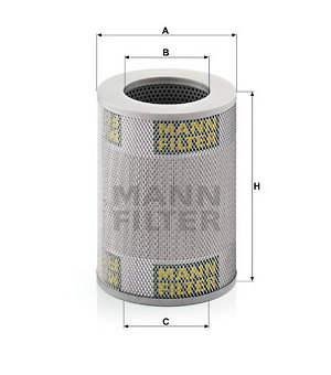 Filtr, pracovní hydraulika MANN-FILTER HD 15 001