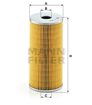 Filtr, pracovní hydraulika MANN-FILTER H 1060 n