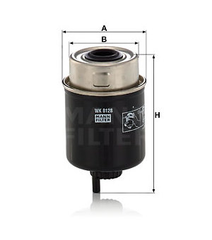 Palivový filtr MANN-FILTER WK 8128