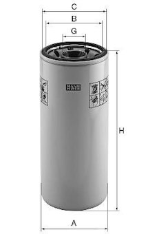 Olejový filtr MANN-FILTER W 11 011