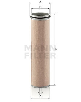 Filtr - sekundární vzduch MANN-FILTER CF 1300