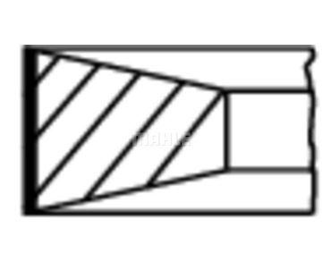 Sada pístních kroužků MAHLE 213 25 N0