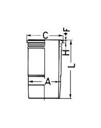 Vložený válec KOLBENSCHMIDT 89181110
