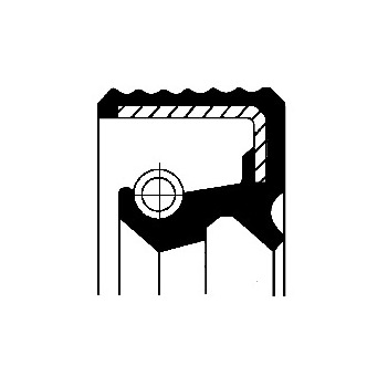 Těsnicí kroužek, hnací hřídel (olejová pumpa) CORTECO 12015096B