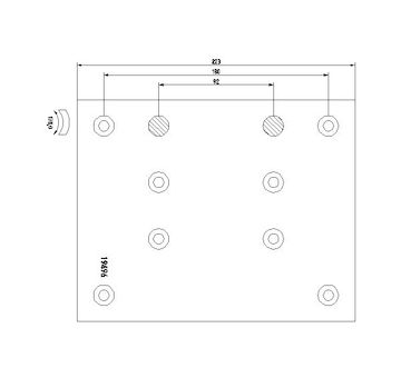 Sada brzdoveho oblozeni, bubnova brzda TEXTAR 1949602