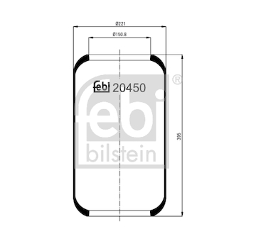 Mech, pneumaticke odpruzeni FEBI BILSTEIN 20450