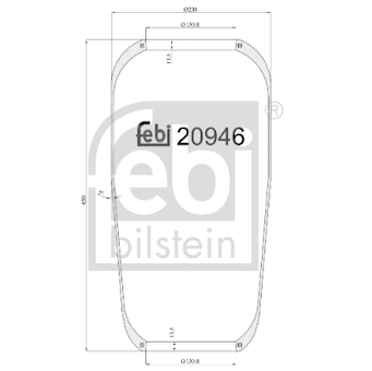 Mech, pneumaticke odpruzeni FEBI BILSTEIN 20946