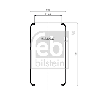 Mech, pneumaticke odpruzeni FEBI BILSTEIN 20927