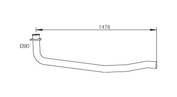 Výfuková trubka DINEX 47162