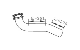 Výfuková trubka DINEX 47184