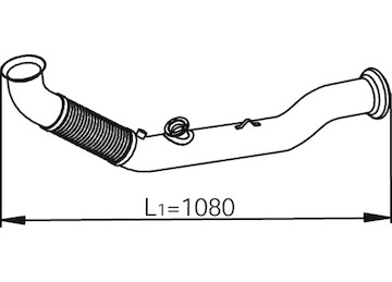 Výfuková trubka DINEX 66148