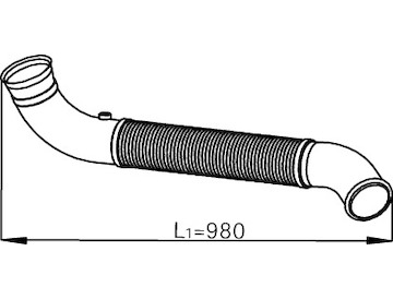 Výfuková trubka DINEX 68520