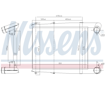 Chladič turba NISSENS 97028
