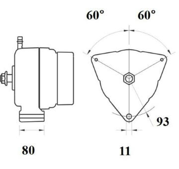 generátor MAHLE MG 709