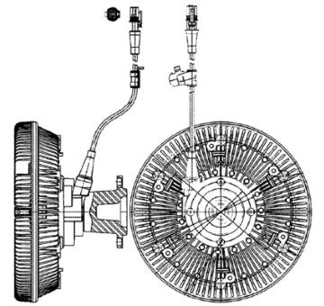 Spojka, větrák chladiče MAHLE CFC 221 000P