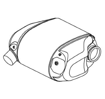 Zadní tlumič výfuku DINEX 28495