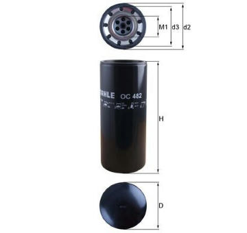 Olejový filtr MAHLE OC 482