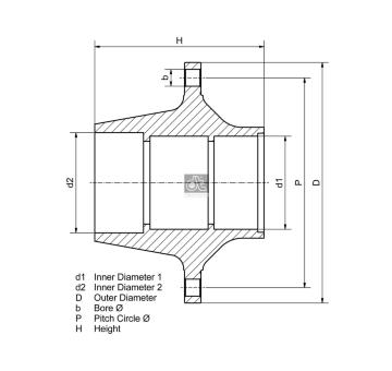 Náboj kola DT Spare Parts 10.10426