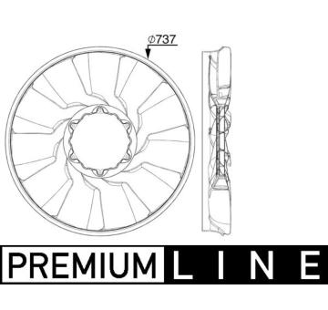 Odvetravani, chlazeni motoru MAHLE CFW 88 000P