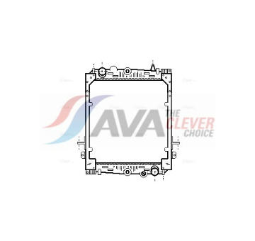 Chladič, chlazení motoru AVA Clever Choice DF2023