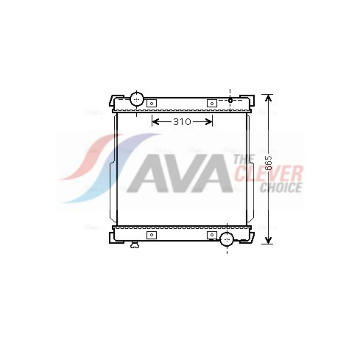 Chladič, chlazení motoru AVA Clever Choice IV2095