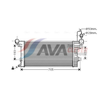 Chladič, chlazení motoru AVA Clever Choice ME2204