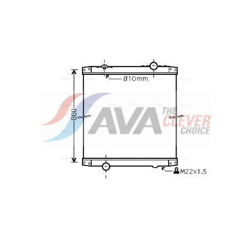 Chladič, chlazení motoru AVA Clever Choice RE2011N
