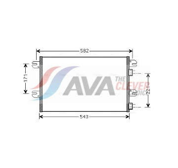 Kondenzátor, klimatizace AVA Clever Choice IV5063