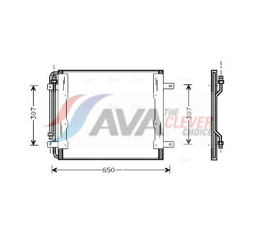 Kondenzátor, klimatizace AVA Clever Choice ME5145
