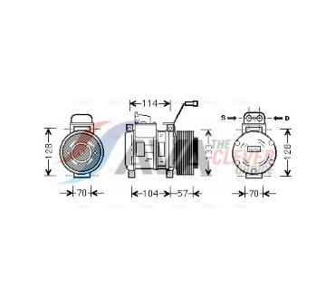 Kompresor, klimatizace AVA Clever Choice MEAK190