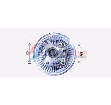 Spojka, větrák chladiče AVA Clever Choice IVC109