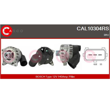 Relé, startér CASCO CRL10605AS