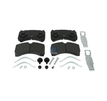Sada brzdových destiček, kotoučová brzda DT Spare Parts 4.90937