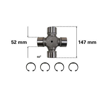 Kloub, podélný hřídel TRUCKTEC AUTOMOTIVE 05.34.002