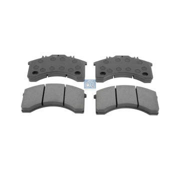 Sada brzdových destiček, kotoučová brzda DT Spare Parts 7.92602