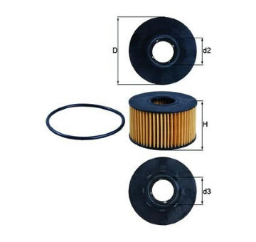 Olejový filtr MAHLE OX 191D