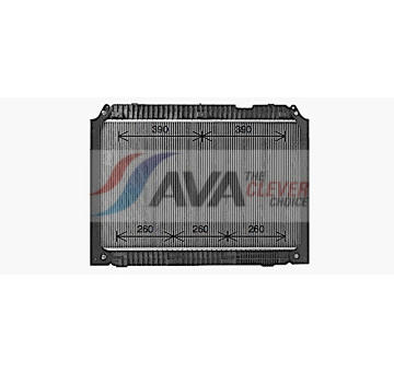 Chladič, chlazení motoru AVA Clever Choice ME2334