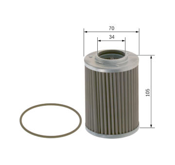 Hydraulický filtr, automatická převodovka BOSCH F 026 404 006