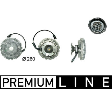 Spojka, větrák chladiče MAHLE CFC 19 000P