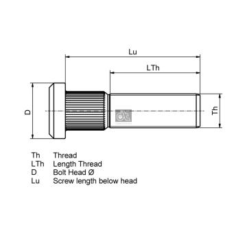 Sroub kola DT Spare Parts 2.65102