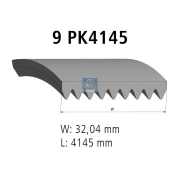 ozubený klínový řemen DT Spare Parts 4.80695