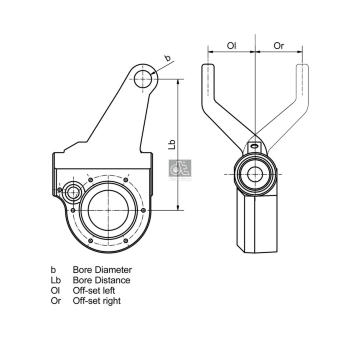 Pakovy ovladac, brzdový systém DT Spare Parts 5.21302