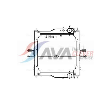 Chladič, chlazení motoru AVA Clever Choice RE2094