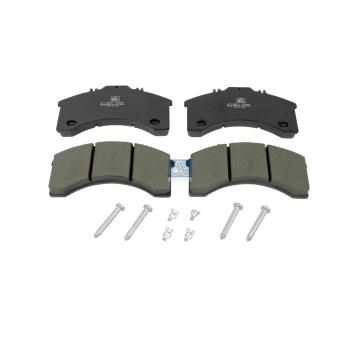 Sada brzdových destiček, kotoučová brzda DT Spare Parts 7.92601