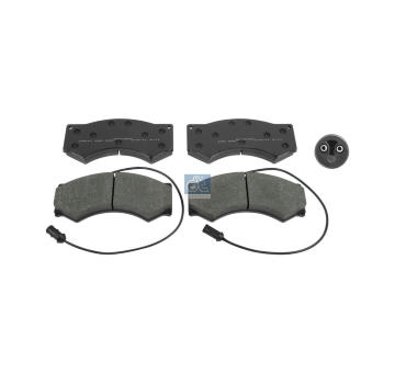 Sada brzdových destiček, kotoučová brzda DT Spare Parts 7.92604
