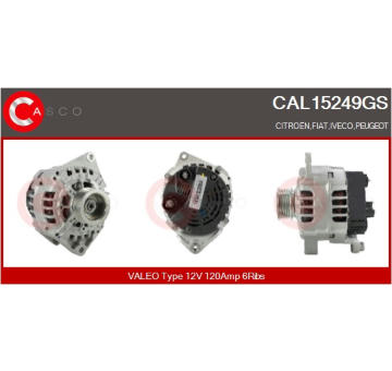 generátor CASCO CAL10702AS
