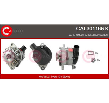 generátor CASCO CAL15578AS