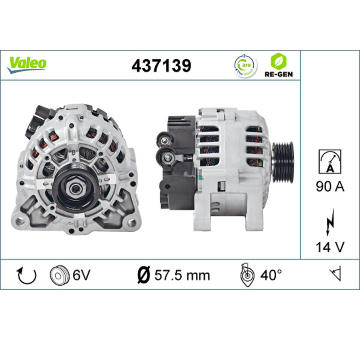 generátor VALEO 437139
